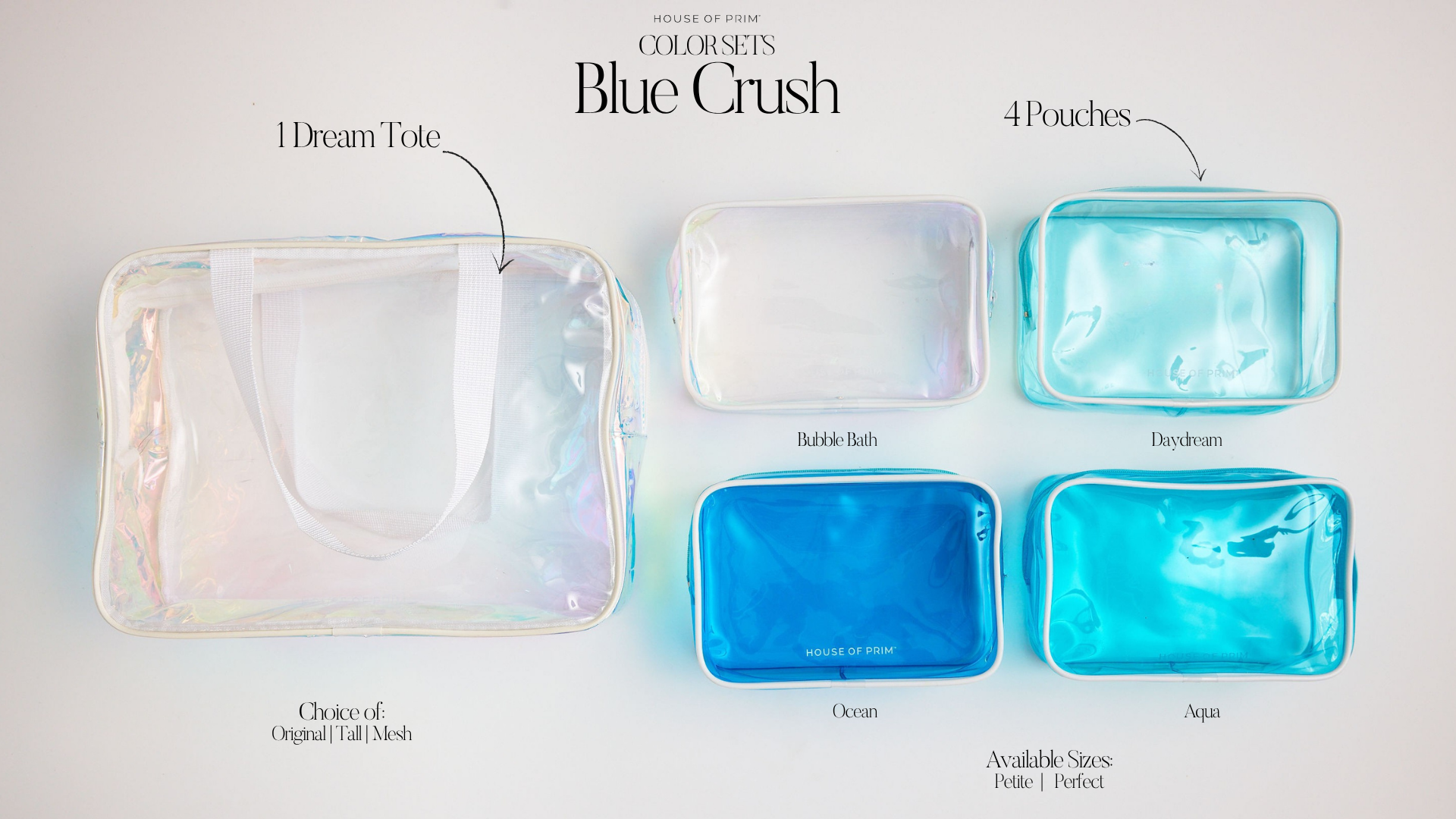 Blue Crush / Petite Pouches / Blue Crush / Perfect Pouches