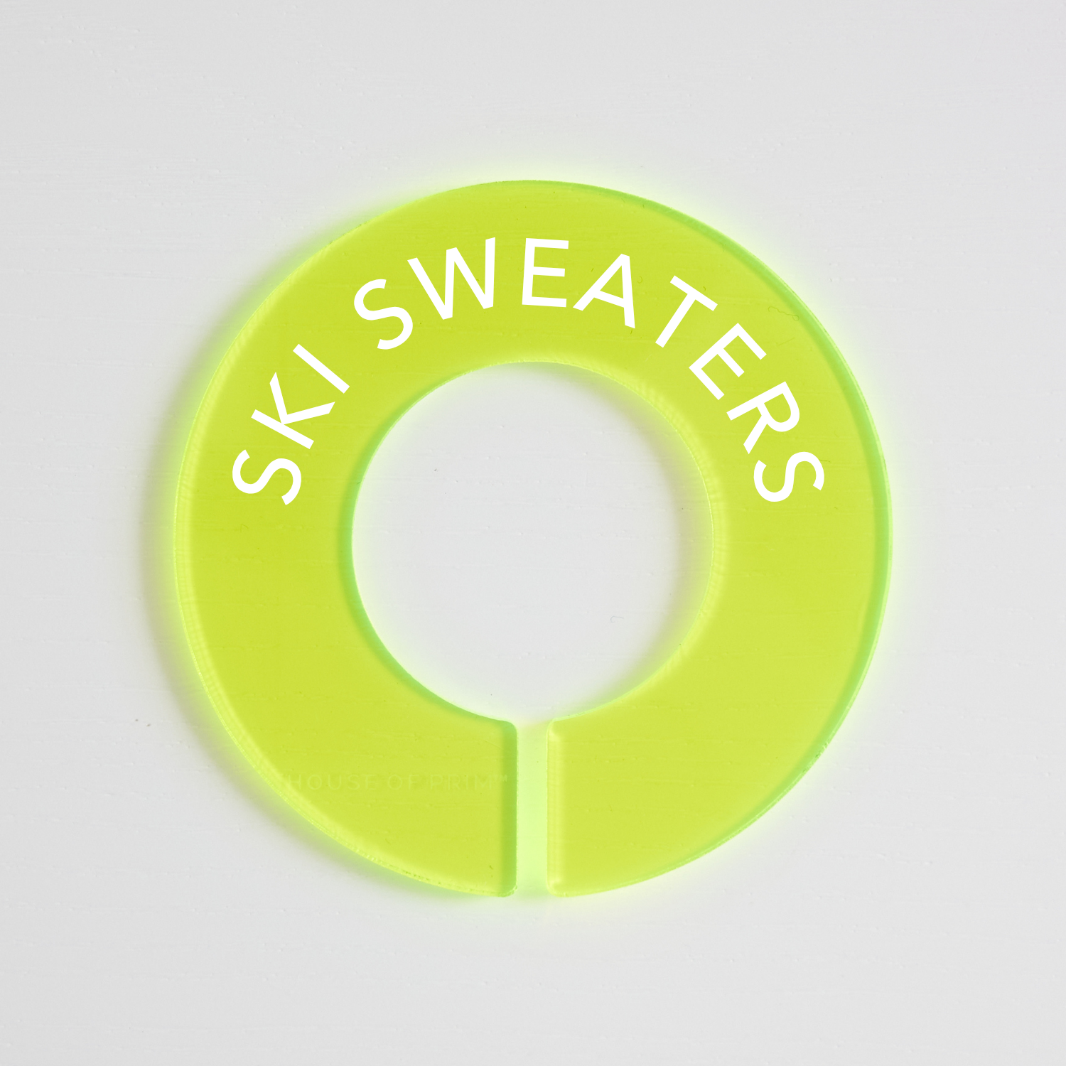 Winter & Ski | Circular Divider + Label