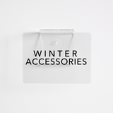 Winter & Ski | Bin Clips | CLOSET LABELS