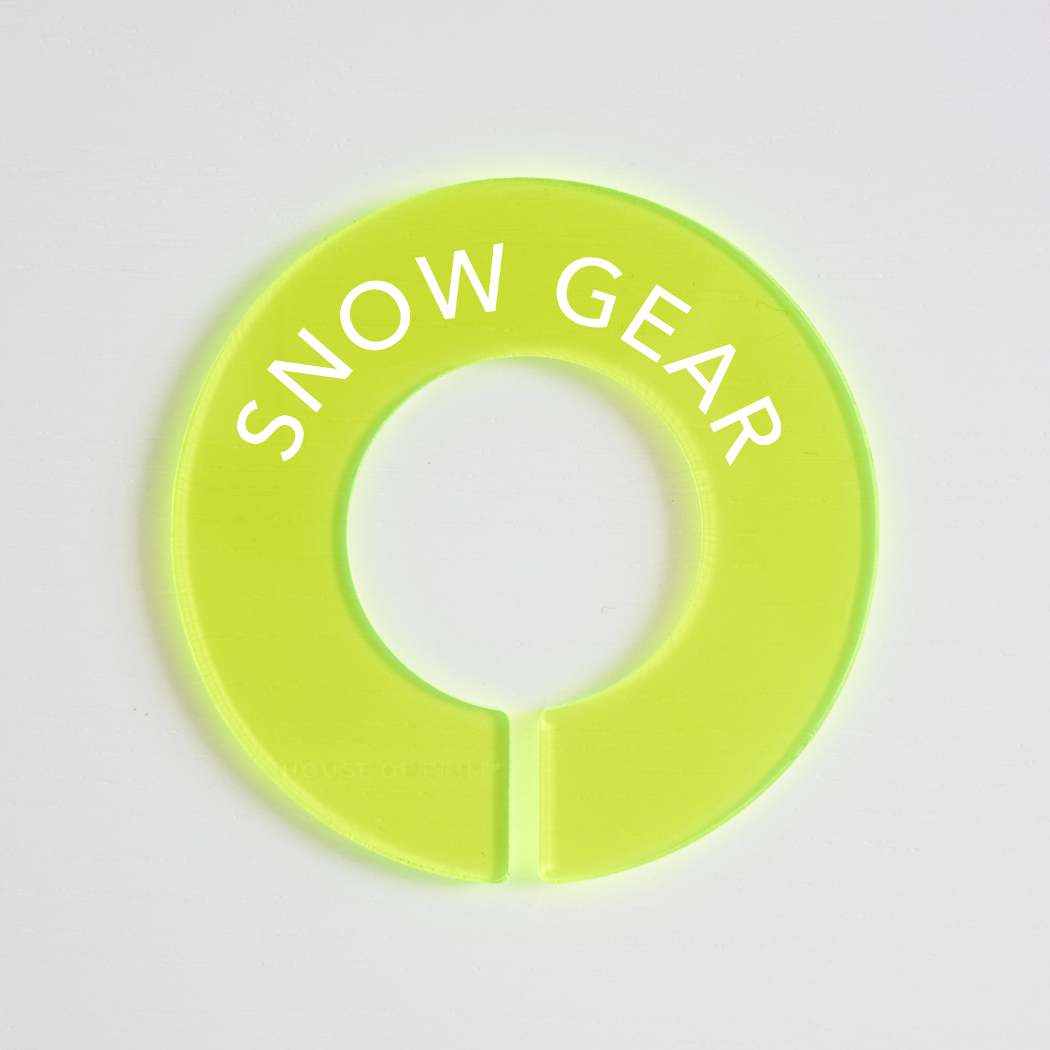 Winter & Ski | Circular Divider + Label