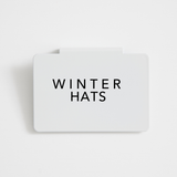 Winter Gear | Bin Clips | CLOSET LABELS