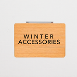 Winter & Ski | Bin Clips | CLOSET LABELS