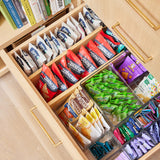 Deep Bamboo Drawer Dividers | Set of 2