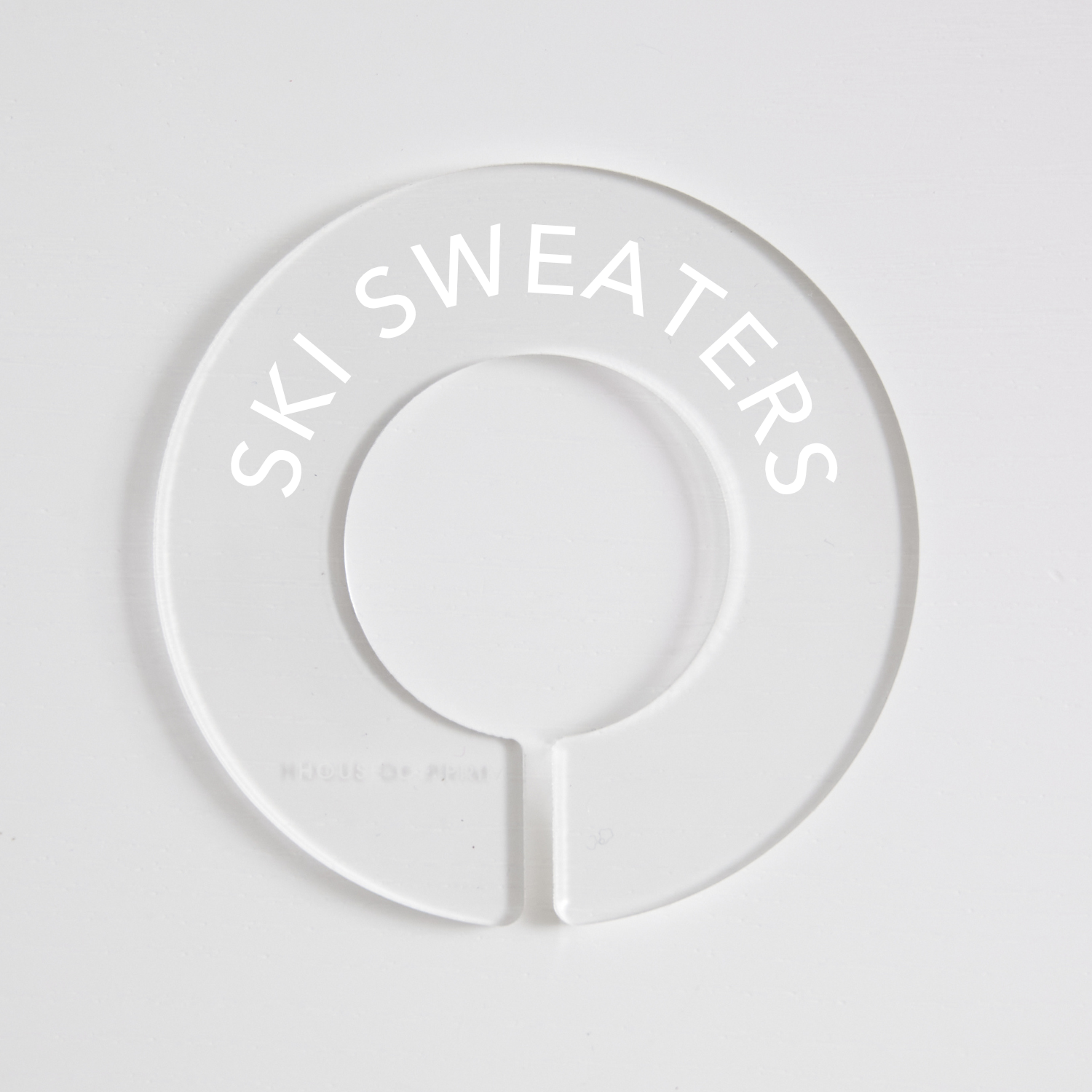 Winter & Ski | Circular Divider + Label