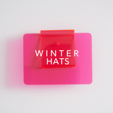 Winter Gear | Bin Clips | CLOSET LABELS
