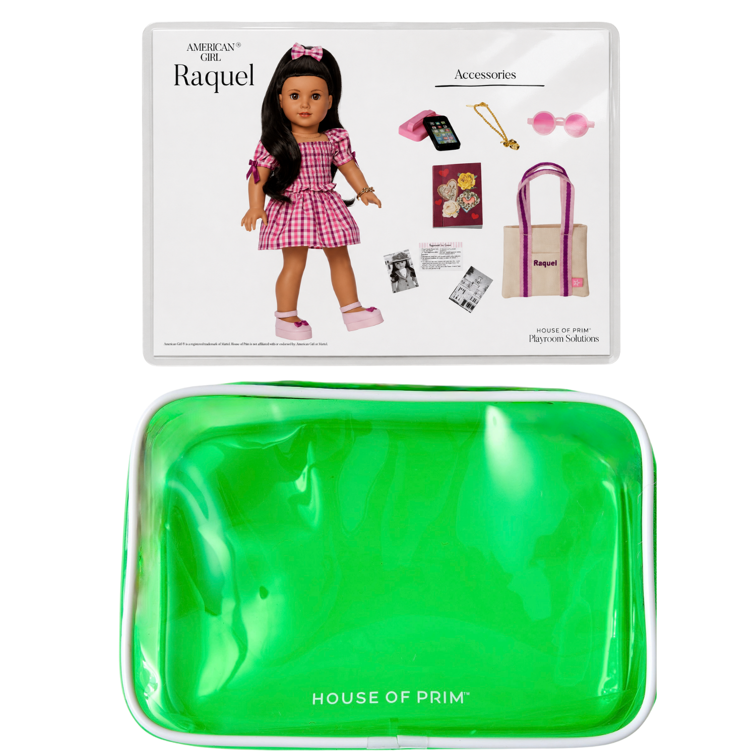 Raquel | American Girl Visual Guide + Pouches