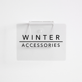 Winter & Ski | Bin Clips | CLOSET LABELS