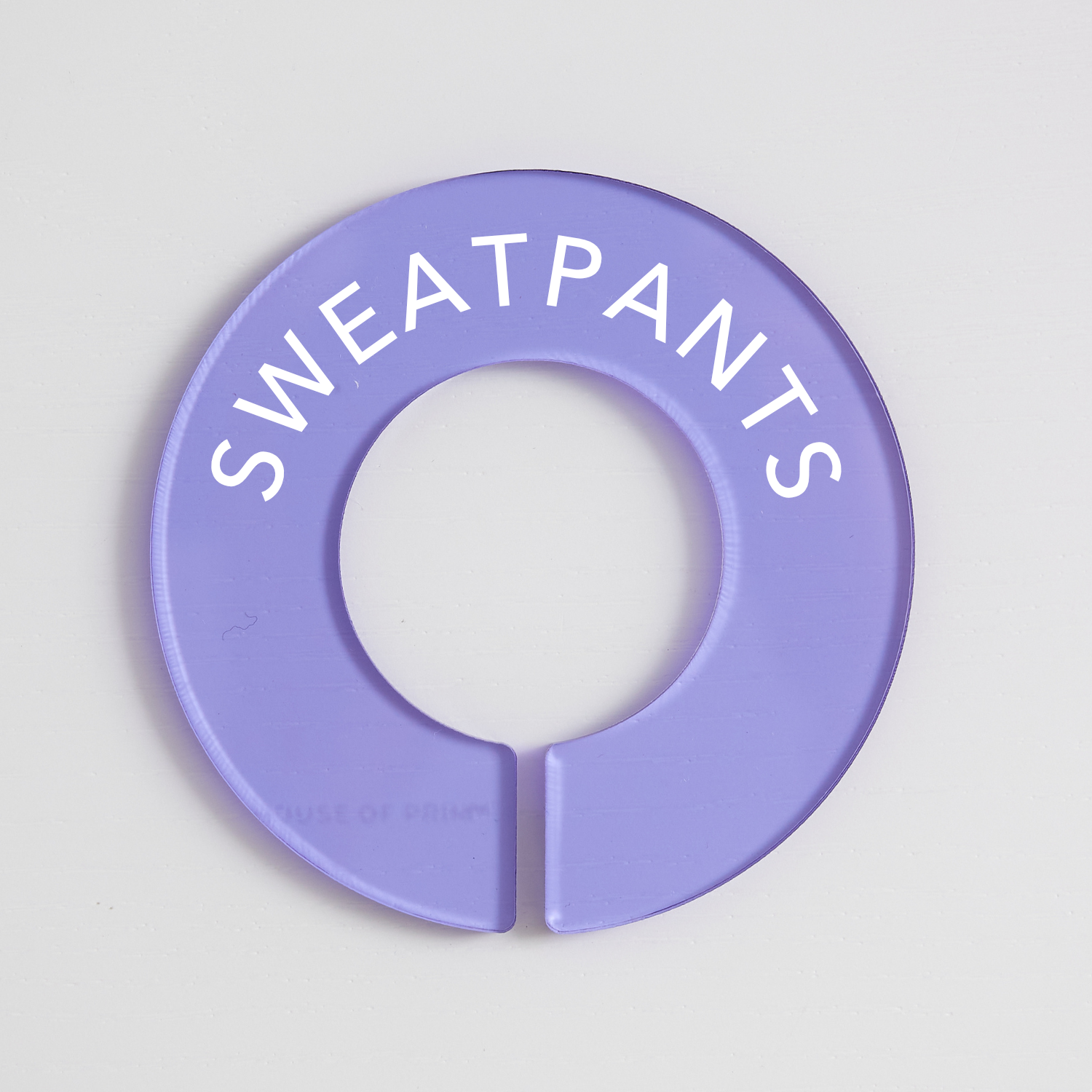 Lounge & Activewear | Circular Divider + Label