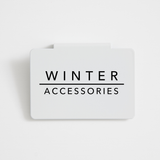 Winter & Ski | Bin Clips | CLOSET LABELS
