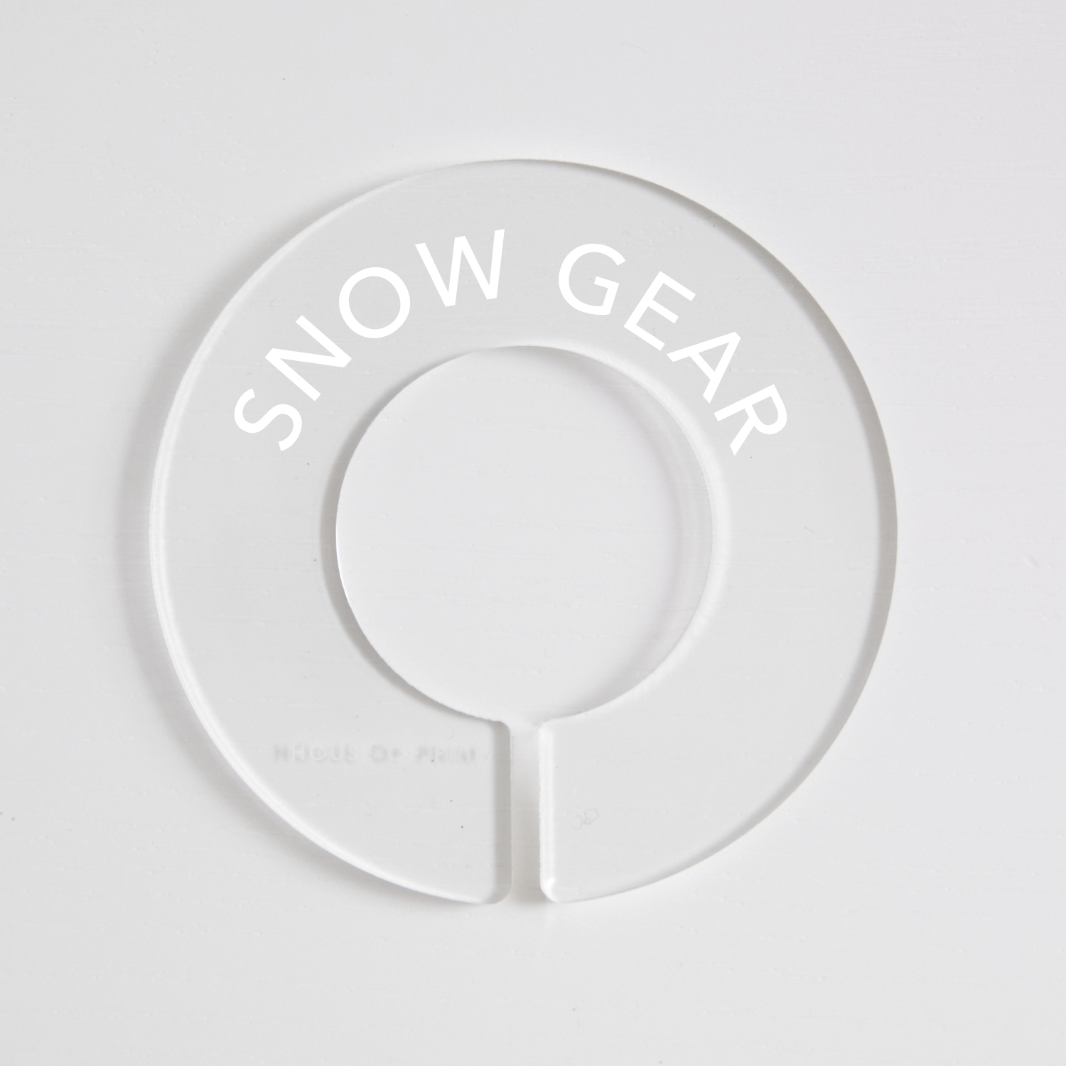 Winter & Ski | Circular Divider + Label
