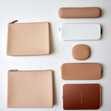 Medium Silicone Pouch in Neutral