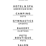 American Girl® Labels | SMALL Size