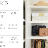 Accessories | CLOSET LABELS