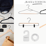 Black & Wood Closet Collection | A LA CARTE ELEMENTS
