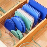 Deep Bamboo Dividers (Set of 2) — Adjustable Kitchen & Pantry Drawer Organizers