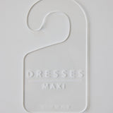 Clear Hanging Rod Divider