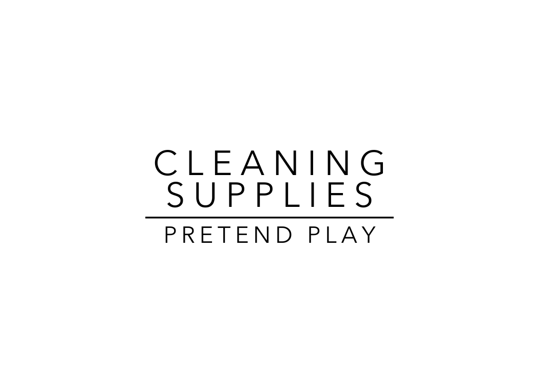 House & Cleaning | PRETEND PLAY LABELS