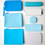 Large Silicone Pouch in Blue