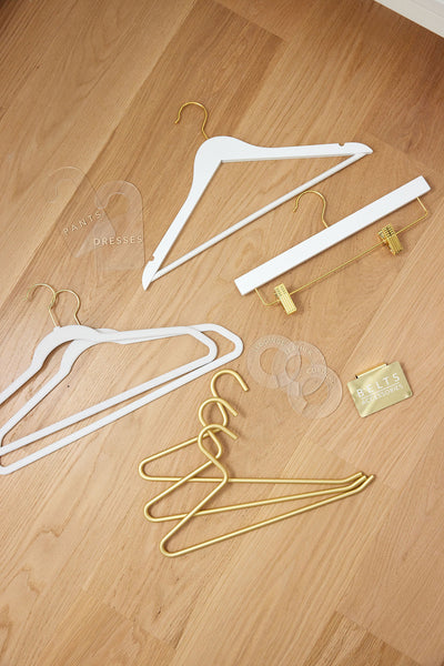 Closets | White & Gold Curated