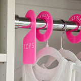 Color Acrylic Hanging Rod Divider