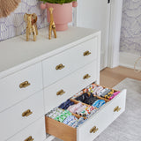 Deep Bamboo Drawer Dividers | Set of 2