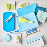 Small Silicone Pouch in Blue