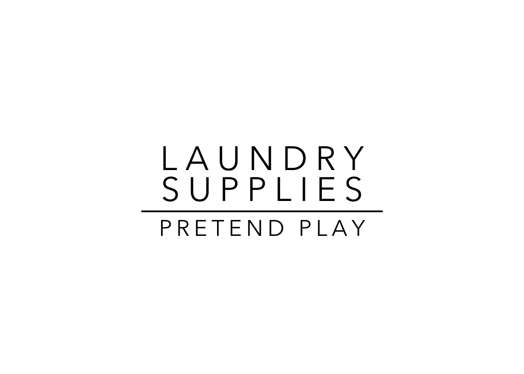 House & Cleaning | PRETEND PLAY LABELS