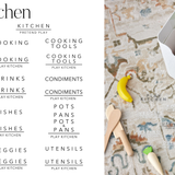Play Kitchen | PRETEND PLAY LABELS
