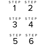LEGO Work in Progress Inserts:  STEPS 1-12 | Container + Label