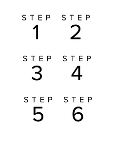 Steps 1-6