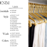 Jeans & Denim | Divider + Label