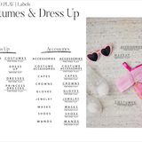 Costumes & Dress Up | Large | PRETEND PLAY LABELS