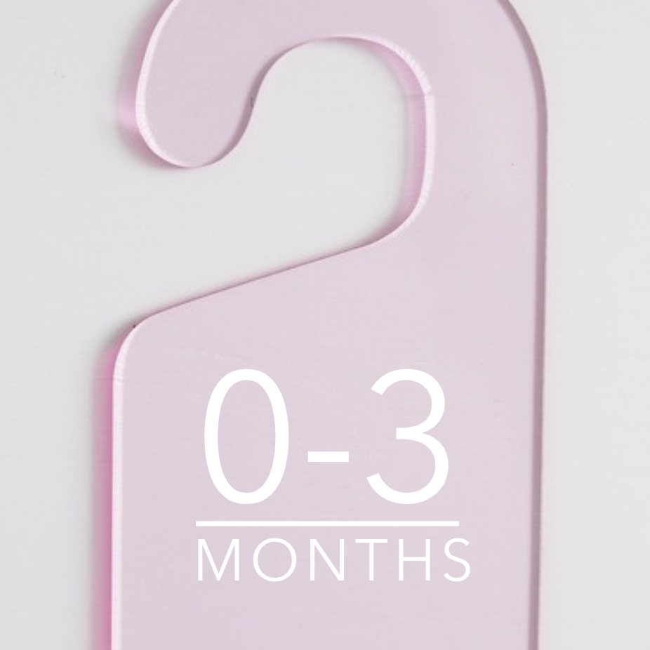 Baby Days Size Hanging Dividers | MAXIMALIST Labels