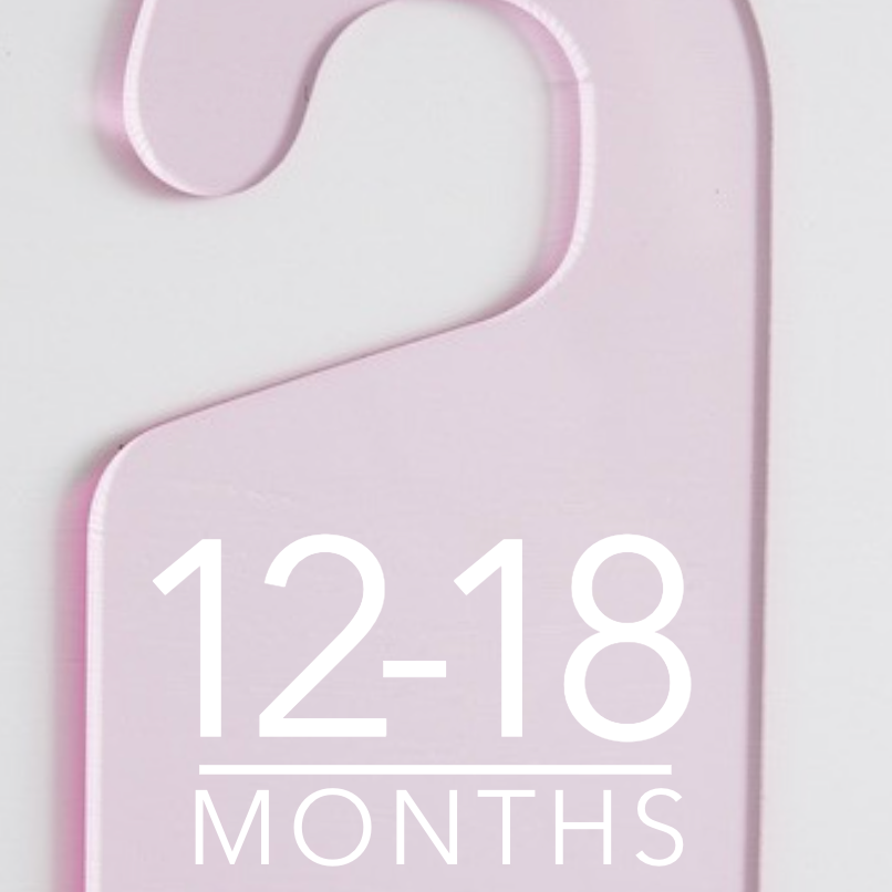Baby Days Size Hanging Dividers | MAXIMALIST Labels