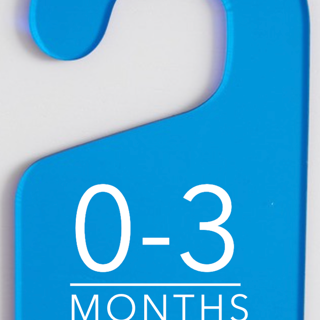 Baby Days Size Hanging Dividers | MAXIMALIST Labels