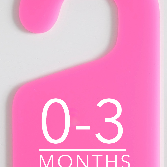 Baby Days Size Hanging Dividers | MAXIMALIST Labels