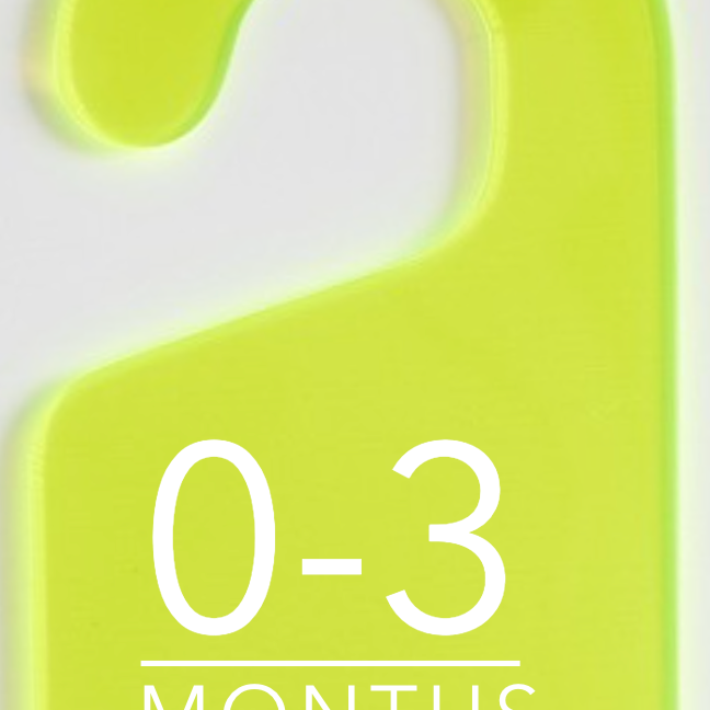 Baby Days Size Hanging Dividers | MAXIMALIST Labels