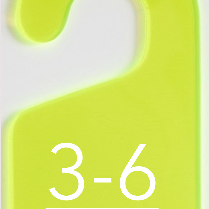 Baby Days Size Hanging Dividers | MAXIMALIST Labels