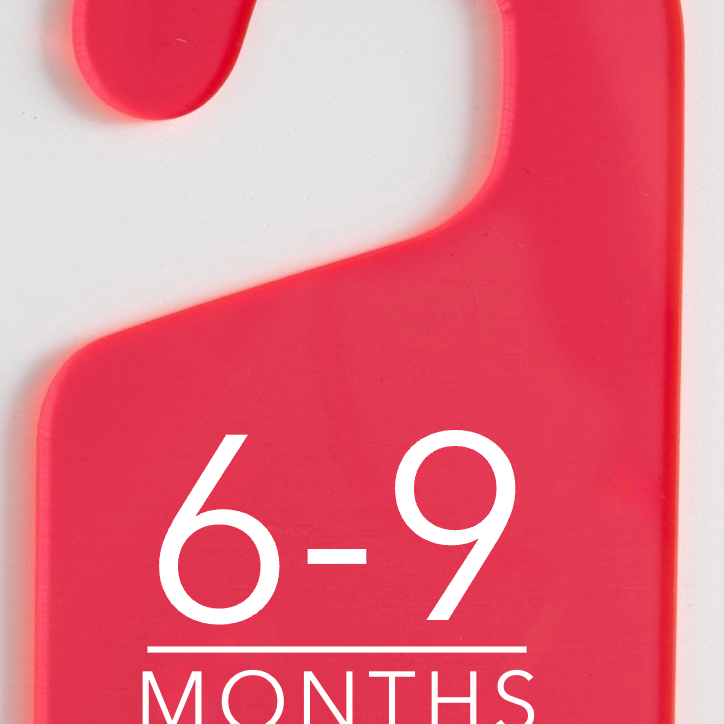Baby Days Size Hanging Dividers | MAXIMALIST Labels
