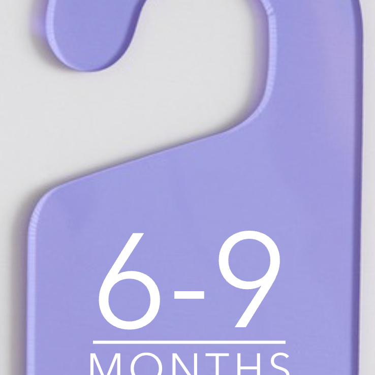 Baby Days Size Hanging Dividers | MAXIMALIST Labels