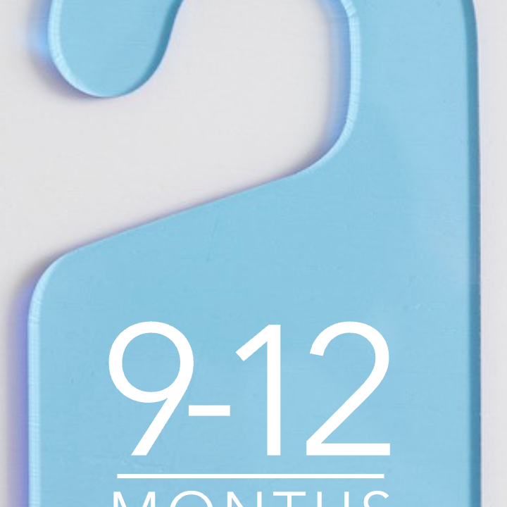 Baby Days Size Hanging Dividers | MAXIMALIST Labels