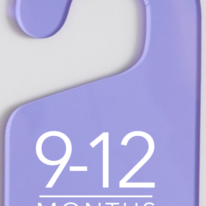 Baby Days Size Hanging Dividers | MAXIMALIST Labels