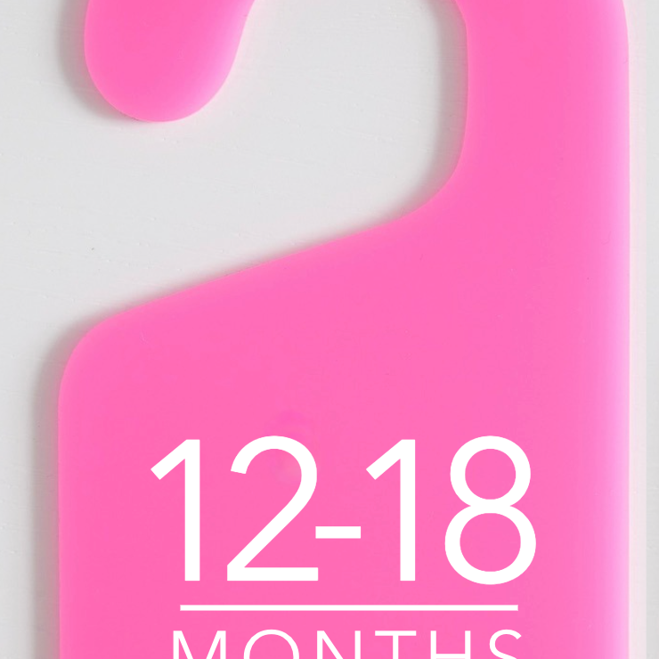 Baby Days Size Hanging Dividers | MAXIMALIST Labels