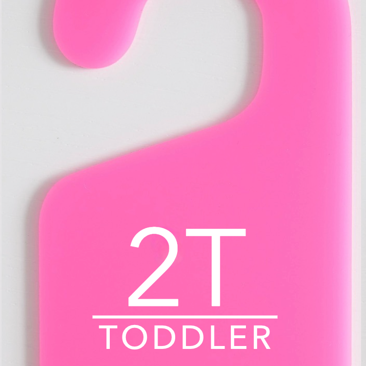 Baby Days Size Hanging Dividers | MAXIMALIST Labels