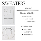 Sweaters | CLOSET LABELS
