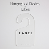 Hanging Rod Dividers & Labels