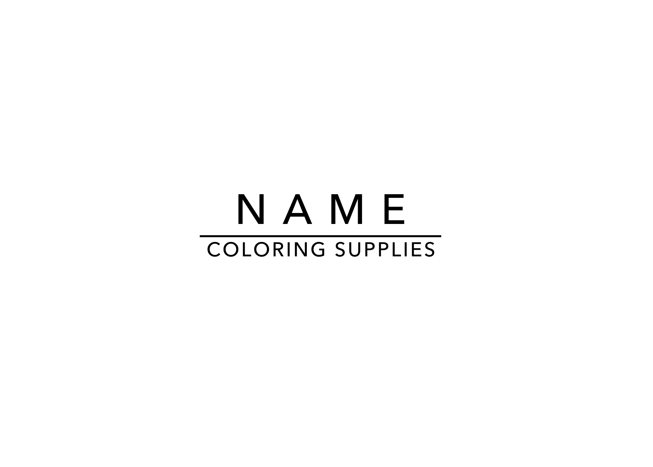 Coloring | Medium Labels | ARTS & CRAFTS