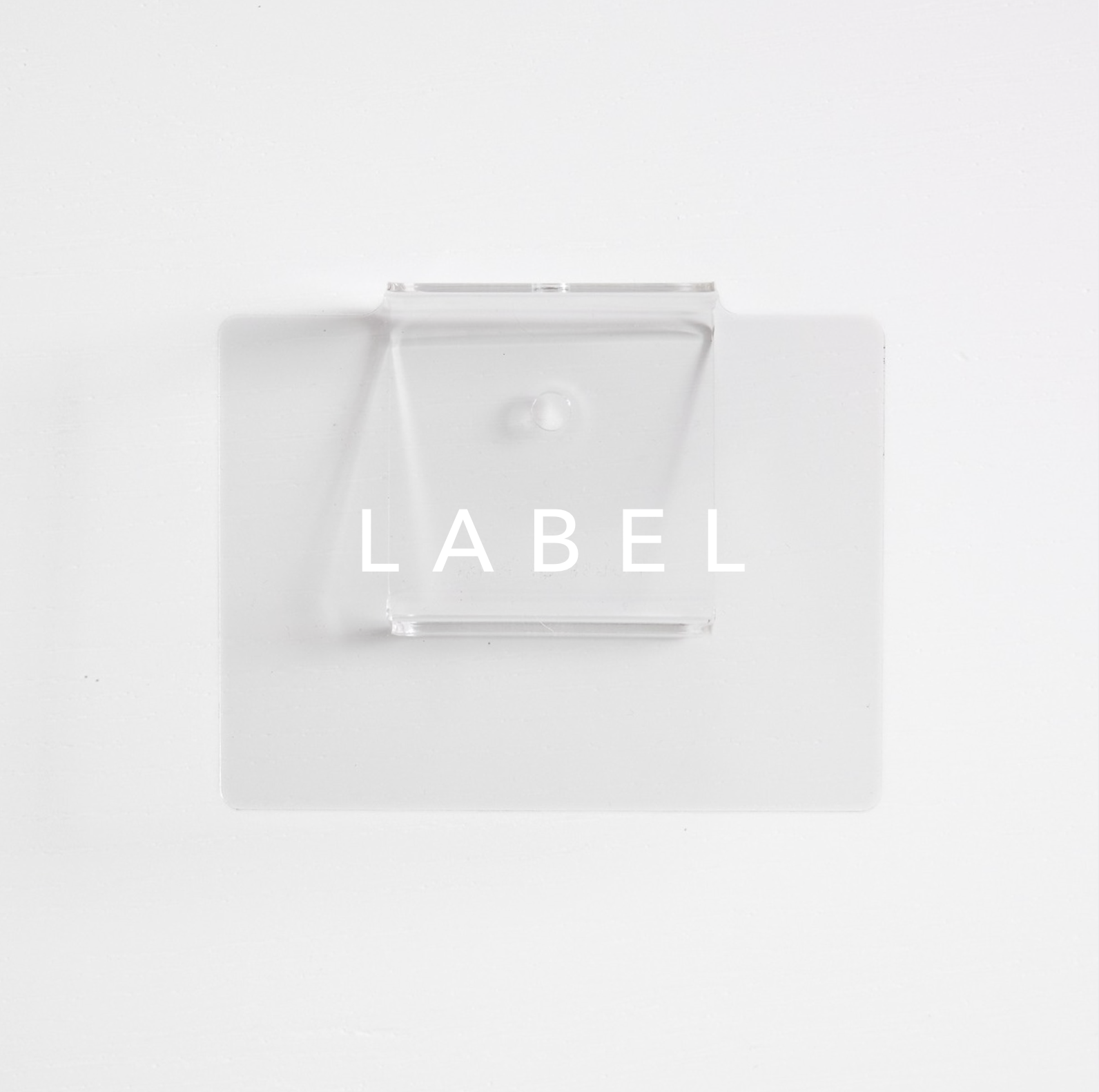 Clear Acrylic Bin Clips*