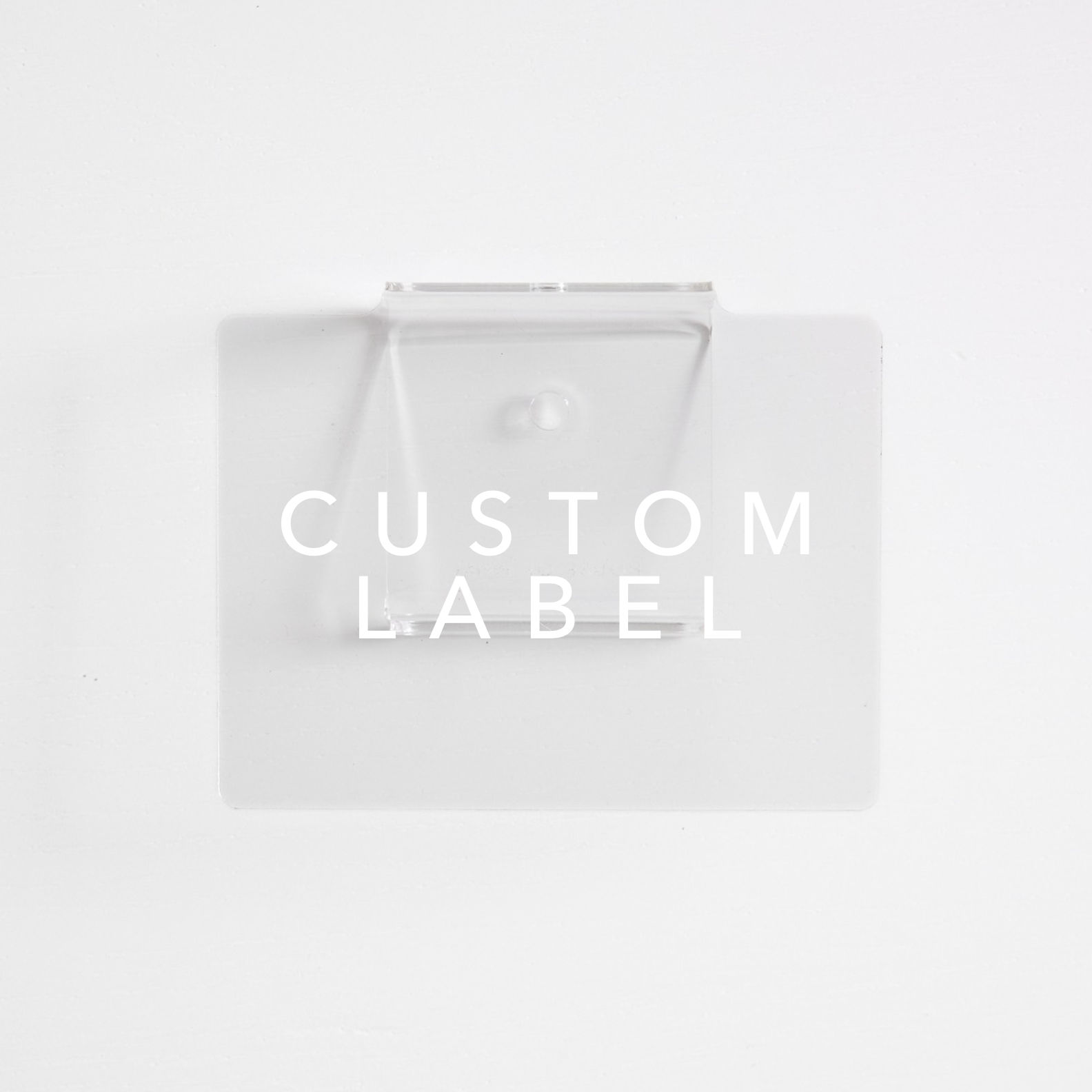 Clear Acrylic Bin Clips*
