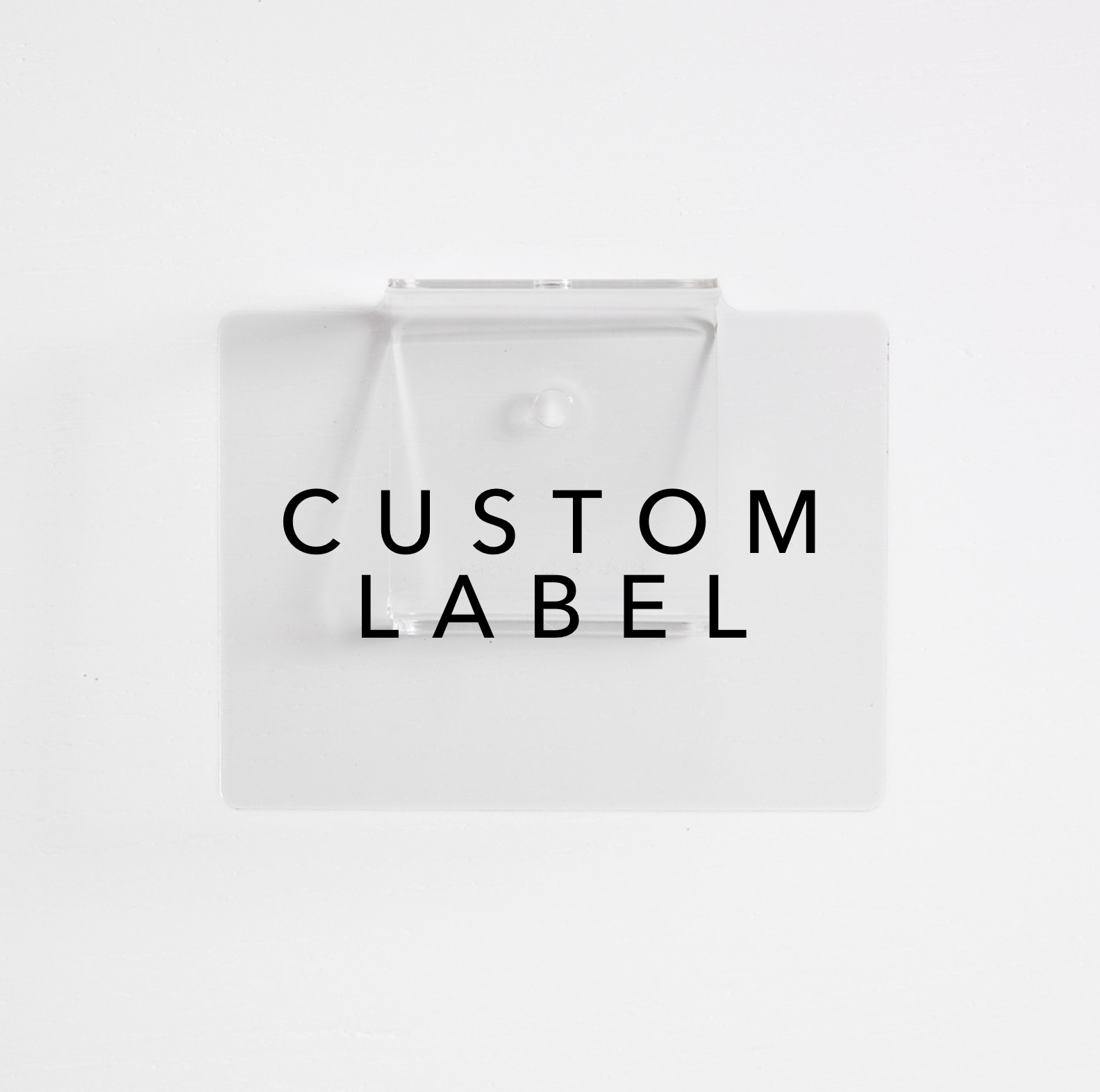 Clear Acrylic Bin Clips*